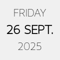 26 September 2025